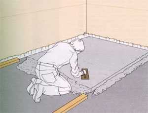 Устройство бетонного основания
