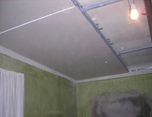 Крепление листов гипсокартона к каркасу профиля