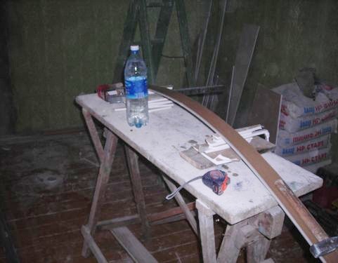 Изгиб полосы из гипсокартона