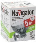 Лампа светодиодная  Navigator NLL16-5-230-4k-GU5.3 ( 5Вт, 230 В)