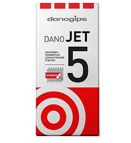 Шпатлевка выравнивающая полимерная Danogips Dano Jet 5 25 кг