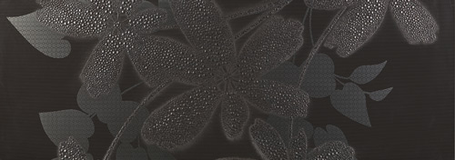Плитка Porcelanosa Glass Flower Antracita (Панно 3шт) P3470380