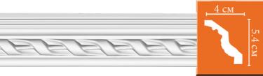 Плинтус с орнаментом Decomaster 95081 (размер 54х40х2400)