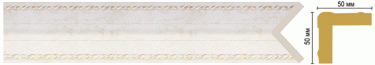 Цветной угол Decomaster 142-40 (размер 50х50х2400)