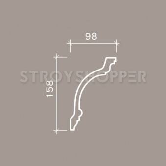 1.50.117 Европласт Потолочный карниз без орнамента