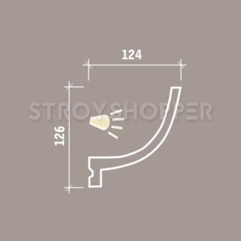 1.50.220 Европласт карниз для скрытого освещения