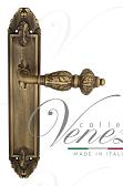 Дверная ручка Venezia на планке PL90 мод. Lucrecia (мат. бронза) проходная
