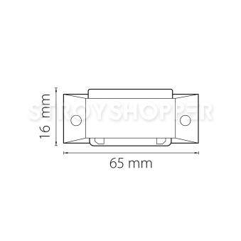 Соединитель малый прямой трехфазный Lightstar Barra 504107