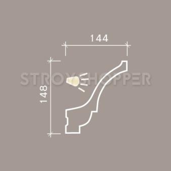 1.50.221 флекс Европласт карниз, гибкий