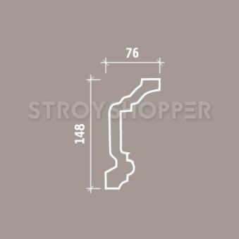 1.50.146 Европласт потолочный карниз без орнамента