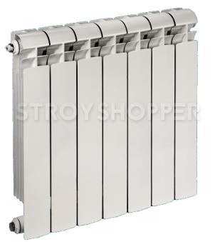 Алюминевый радиатор отопления (батарея), 6 секций