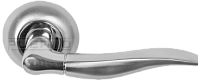 Дверная ручка Puerto мод. AL 508-08 SN/NP (матовый никель/ никель блест.)