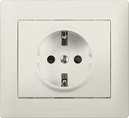 Legrand Galea Life Жемчуг Розетка 1-ая с/з с накладкой, с защитными шторками (771563) Legrand Galea Life Жемчуг Розетка 1-ая с/з с накладкой, с защитными шторками (771563)