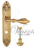 Дверная ручка Venezia на планке PL90 мод. Anafesto (франц. золото) сантехническая