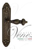 Дверная ручка Venezia на планке PL90 мод. Lucrecia (ант. бронза) проходная