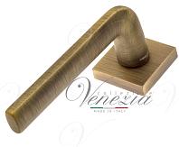 Дверная ручка Fratelli Cattini мод. LINEA 8-BY (матовая бронза) квадратное основание