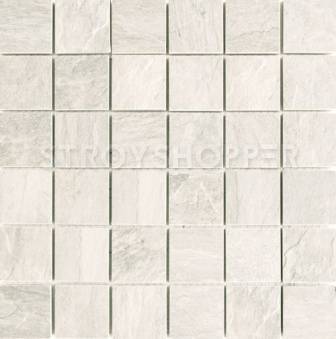 Плитка Rex Ardoise Mosaico Blanc Grip 739356
