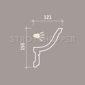 1.50.210 Европласт карниз для скрытого освещения