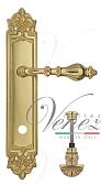 Дверная ручка Venezia на планке PL96 мод. Gifestion (полир. латунь) сантехническая, по
