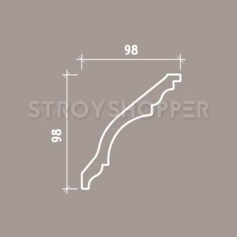 1.50.139 Европласт потолочный карниз без орнамента