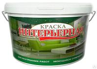 Краска акриловая "Интерьерная" для внутренних работ, ведро 40кг