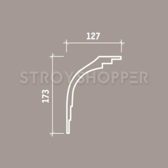1.50.147 Европласт Потолочный карниз без орнамента