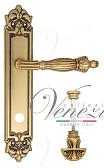 Дверная ручка Venezia на планке PL96 мод. Olimpo (франц. золото) сантехническая, повор