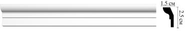 Плинтус потолочный  Decomaster D111  (25х15х2000мм)