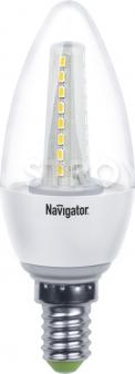 Лампа светодиодная Navigator C35-3.5-230-4k-E14 FR (холодный свет, матовая, 3.5 Вт, 230 В)
