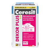 Штукатурка декоративная Ceresit Dekor Plus для фасадов, 25 кг