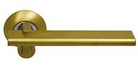 Дверная ручка Archie Sillur мод. 133 S.GOLD/P.GOLD (матовое золото/золото)