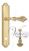 Дверная ручка Venezia на планке PL98 мод. Florence (полир. латунь) сантехническая, пов