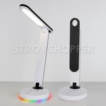 Настольный светодиодный светильник Flip белый/черный TL90480