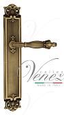 Дверная ручка Venezia на планке PL97 мод. Olimpo (мат. бронза) проходная