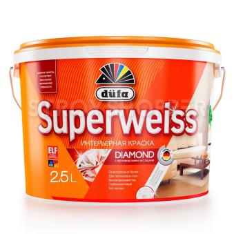 ДЮФА SUPERWEISS (Супербелая) краска в/э, 10л