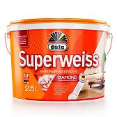 ДЮФА SUPERWEISS (Супербелая) краска в/э, 2,5л