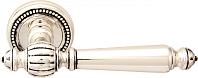 Дверная ручка Melodia мод. Mirella 235L на розетке 50L (серебро 925 + черный)