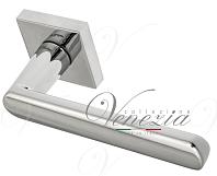 Дверная ручка Fratelli Cattini мод. NEVADA 8-CR (полированный хром) квадратное основан