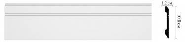 Плинтус напольный  Decomaster D105  (108х12х2000мм)