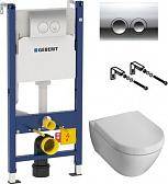 Комплект Чаша Villeroy & Boch Subway 2.0 56001001 + Инсталляция Geberit Duofix Delta 458.124.21.1 3 Комплект Чаша Villeroy & Boch Subway 2.0 56001001 + Инсталляция Geberit Duofix Delta 458.124.21.1 3