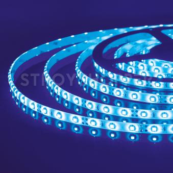 Светодиодная лента 2835/60 LED 4.8W IP65 синий свет