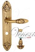Дверная ручка Venezia на планке PL90 мод. Casanova (франц. золото) сантехническая, пов