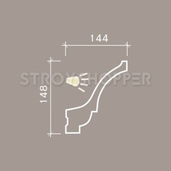 1.50.221 Европласт карниз для скрытого освещения