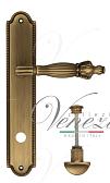 Дверная ручка Venezia на планке PL98 мод. Olimpo (мат. бронза) сантехническая