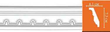 Плинтус с орнаментом Decomaster 95112  (размер  73х41х2400)